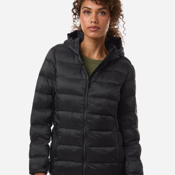 Women&#39;s Lightweight Poly-filled Hooded Puffer Jacket Thumbnail