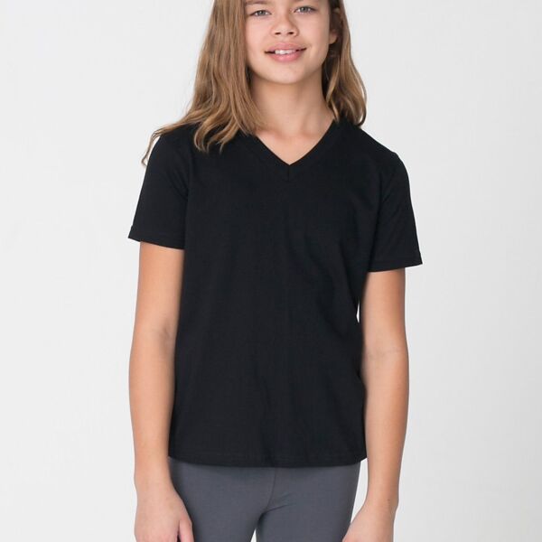 2256 Youth Fine Jersey V-Neck T-Shirt Thumbnail