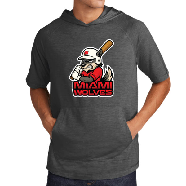 MW Mascot - Wicking Short Sleeve Hoodie Thumbnail