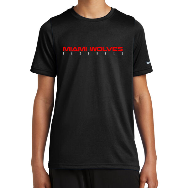 Nike Kids Dri-Fit Miami Wolves Baseball Tee Thumbnail