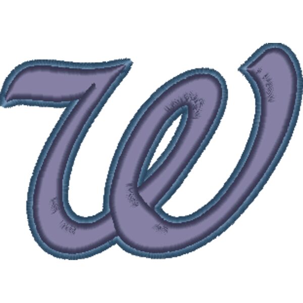 W White 3Dpuff Thumbnail