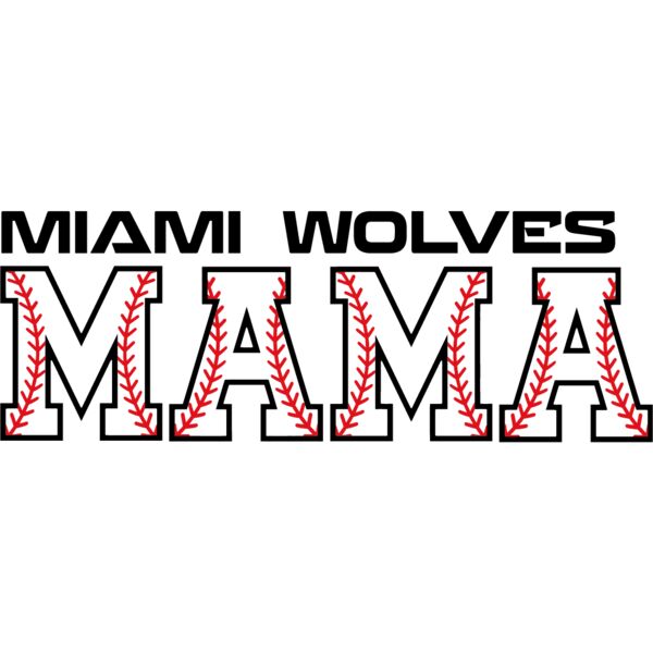 Miami wolves Mama Black Thumbnail