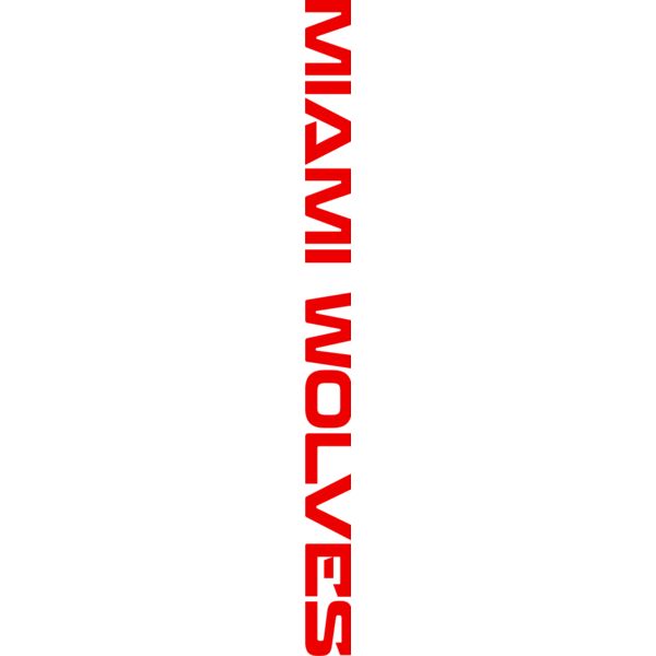 MIAMI WOLVES VERTICAL Thumbnail